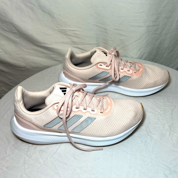ADIDAS RUNFALCON 3.0 W - Light/Pale Pink - Size 9 - Like New! - Picture 3 of 9